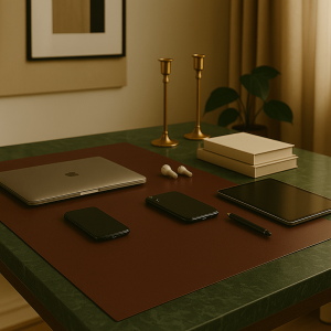 Bordo 60cm x 5600cm Home Office Masa Dekor - Modern Tasarım Şık Görünüm