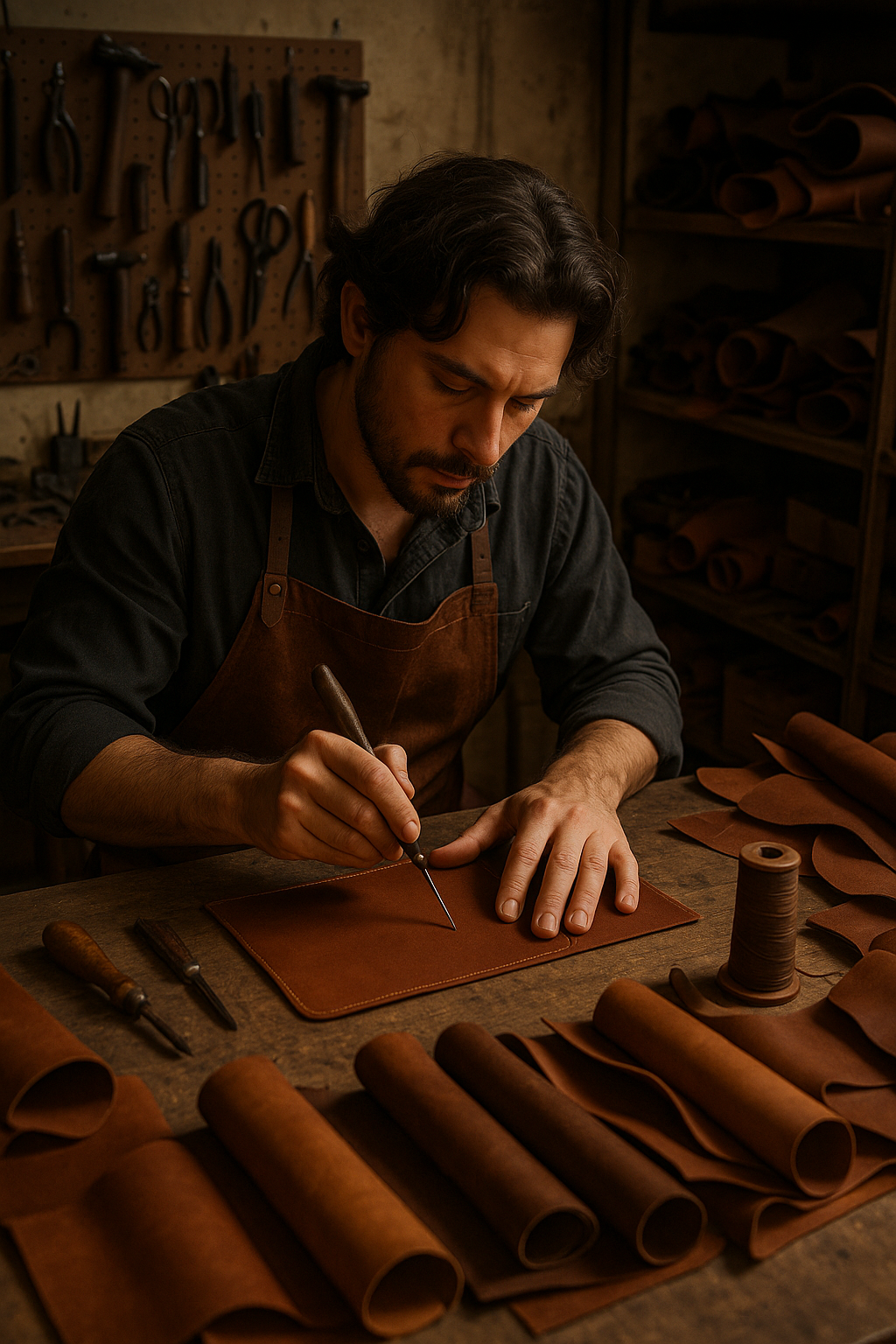 Bordo 120cm x 12000cm Çift Taraflı Deri Mat - İki Renk Seçeneği