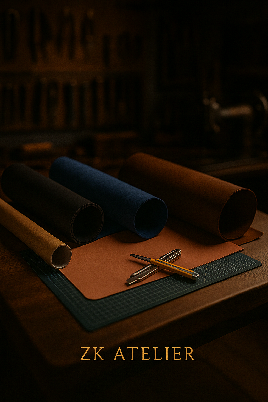 Bordo 120cm x 12000cm Çift Taraflı Deri Mat - İki Renk Seçeneği