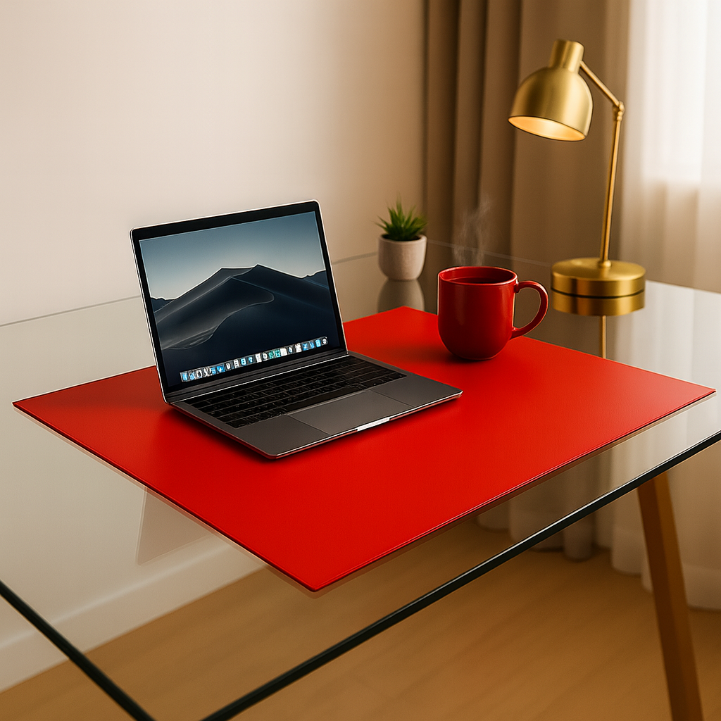 Kırmızı 80cm x 15500cm Ofis için Masa Düzenleyici - Çalışma Alanı Organizer