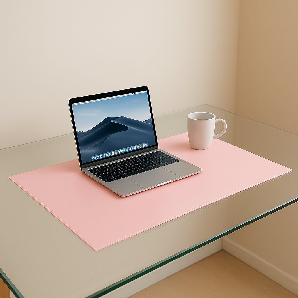 Pembe 60cm x 2600cm Home Office Masa Dekor - Modern Tasarım Şık Görünüm